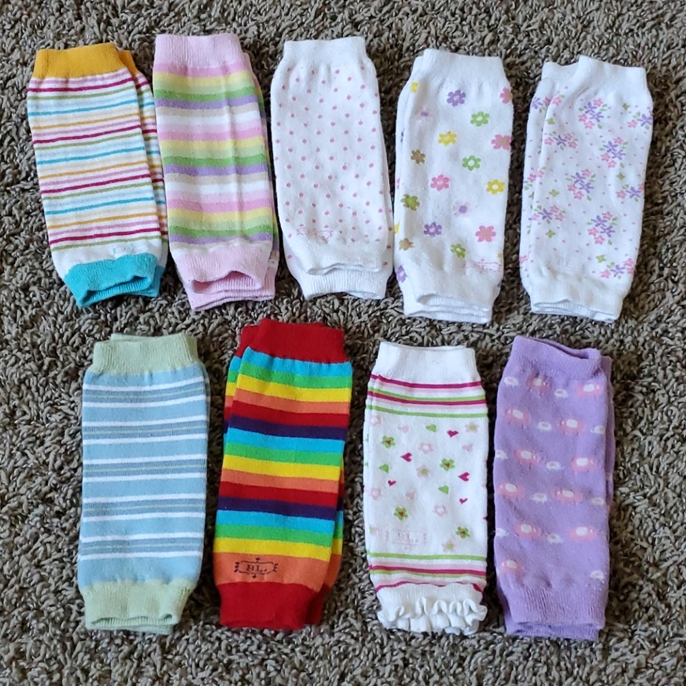 Baby legs leg warmers NEWBORN SIZE
